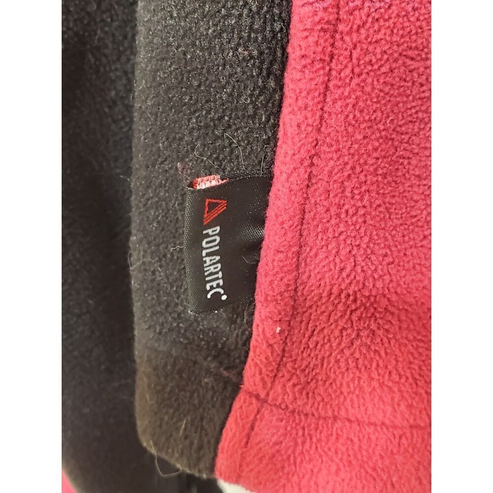 Eddie Bauer Windcutter Fleece Jacket Women’s Red Black Softshell WeatherEdge 365 - Picture 15 of 16